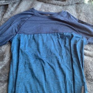 AE 2 tone blue long sleeve